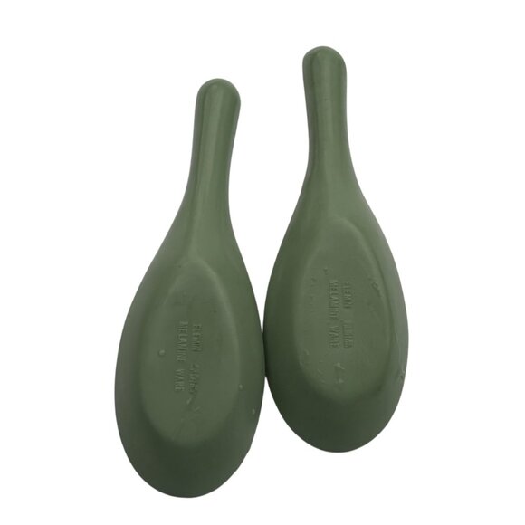 Elefin Melamine Ware Green Spoon Set Of 2 - Picture 2 of 3